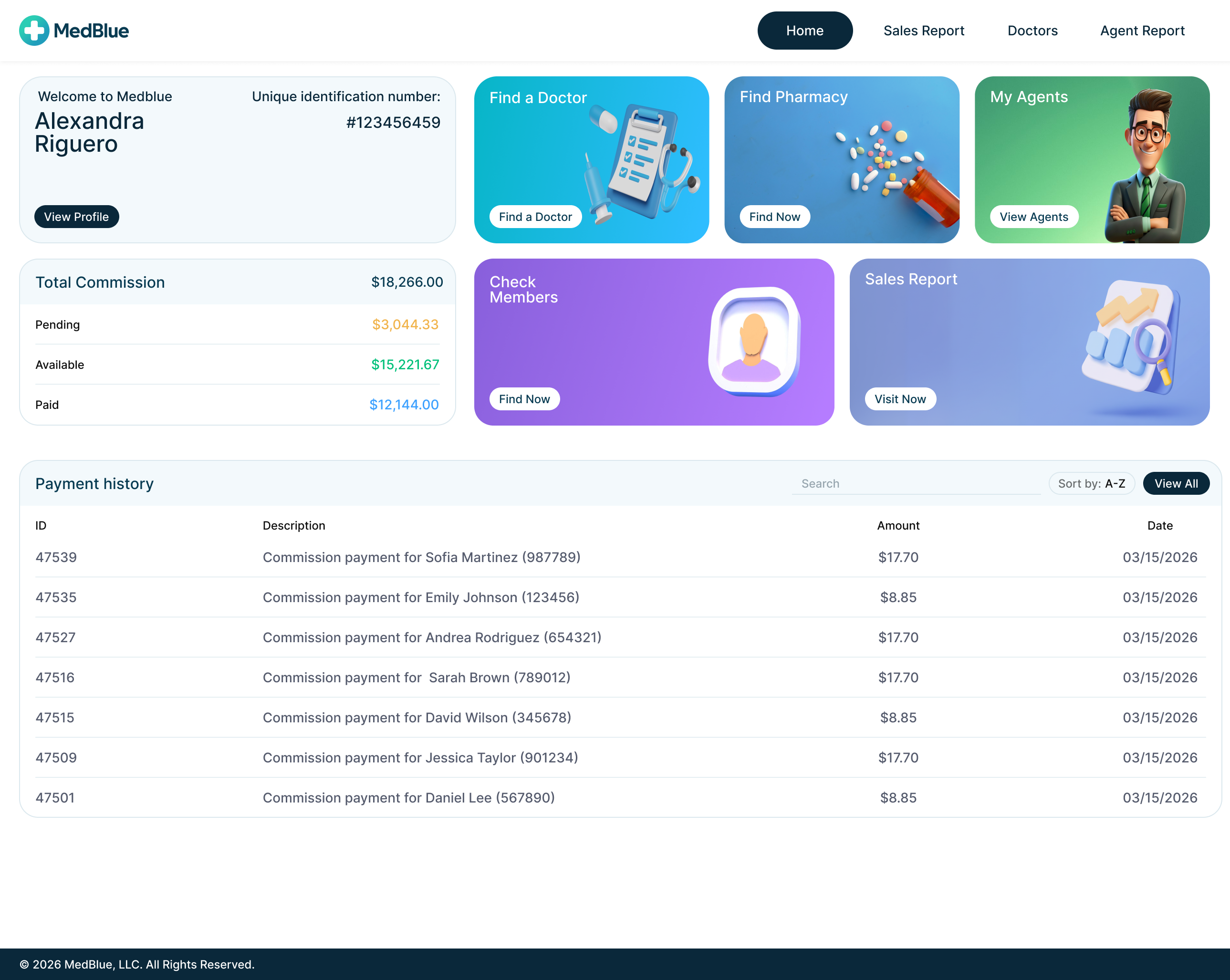 Agent Portal Dashboard