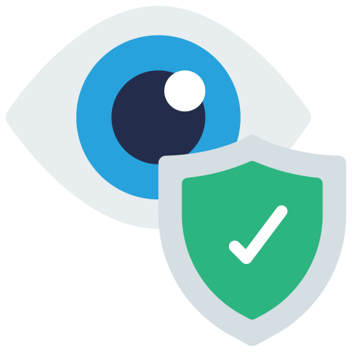 Vision care transparency icon