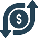 Cash flow icon